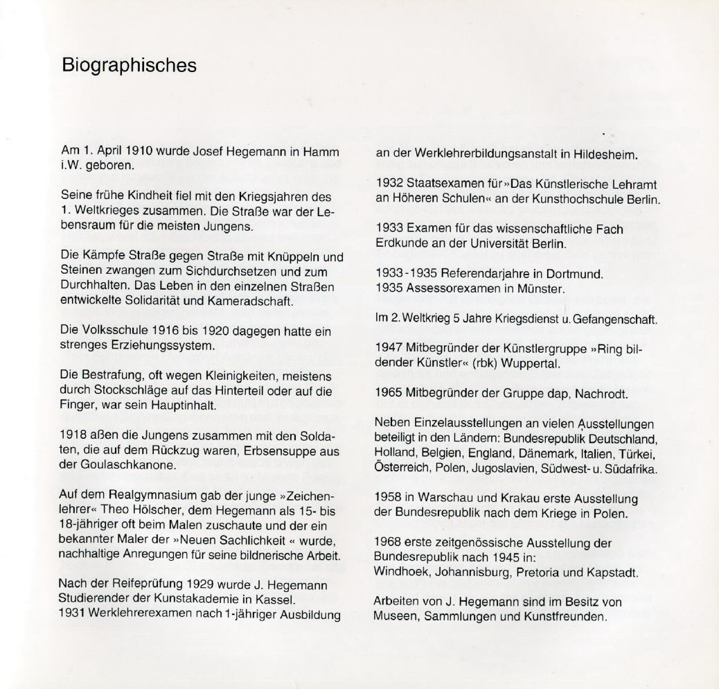 Katalog zum 85. Geburtstag 1995
