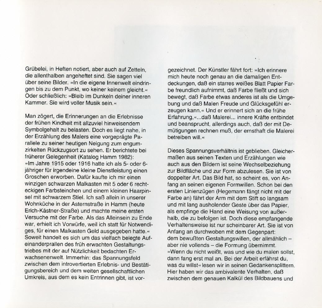 Katalog zum 85. Geburtstag 1995