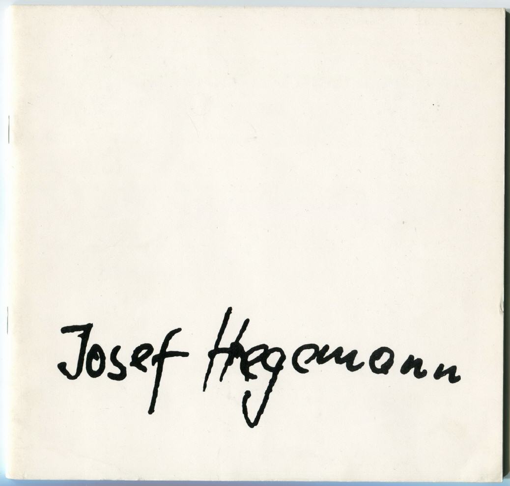 Katalog Ausstellung Josef Hegemann 1982