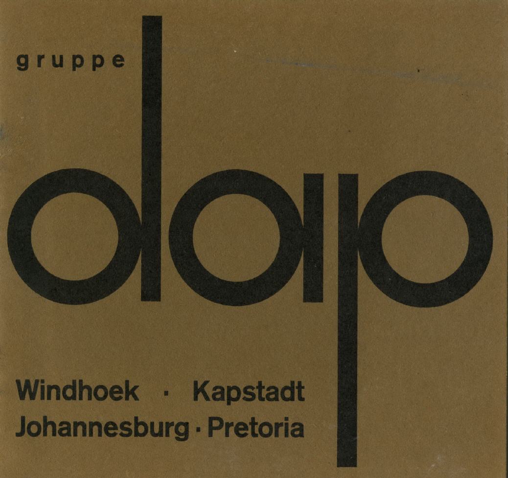 Ausstellung in Süd- und Südwestafrika 1967/68